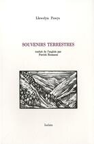 Couverture du livre « Souvenirs terrestres » de Lllewelyn Powys aux éditions Isolato