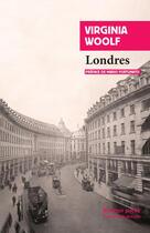 Couverture du livre « Londres » de Virginia Woolf aux éditions Rivages