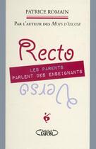 Couverture du livre « Recto-verso » de Patrice Romain aux éditions Michel Lafon