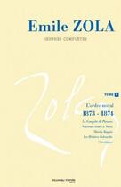 Couverture du livre « Oeuvres complètes tome 6 ; l'ordre moral 1873-1874 » de Émile Zola aux éditions Nouveau Monde