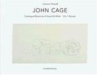 Couverture du livre « John cage catalogue raisonne of visual work vol 1 : ryoanji /anglais/allemand » de Corinna Thierolf aux éditions Schirmer Mosel