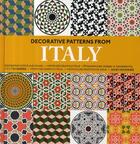 Couverture du livre « Motifs décoratifs d'Italie » de  aux éditions Pepin Press