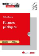 Couverture du livre « Finances publiques : Cours intégral et synthétique + Tableaux et schémas (édition 2024) » de Stephanie Damarey aux éditions Gualino
