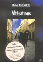 Couverture du livre « Alterations » de Michel Rozenberg aux éditions Nuit D'avril
