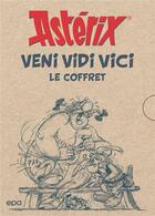 Couverture du livre « Astérix ; veni, vidi, vici : le coffret » de Bernard-Pierre Molin aux éditions Epa