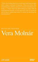 Couverture du livre « Vera Molnár : interview with Vincent Baby » de Vera Molnar et Vincent Baby aux éditions Manuella