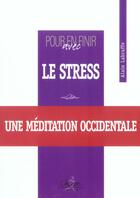 Couverture du livre « Pour en finir avec le stress » de Labruffe aux éditions Chiron