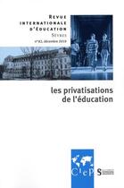 Couverture du livre « Les privatisations de l'éducation » de  aux éditions Didier