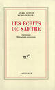 Couverture du livre « Les ecrits de sartre - chronologie et bibliographie commentee » de Rybalka/Contat aux éditions Gallimard (patrimoine Numerise)