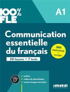 Couverture du livre « 100% FLE ; communication essentielle du francais ; A1 » de  aux éditions Didier