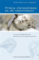 Couverture du livre « Precis d'anesthesie et de reanimation, 6e ed. (6e édition) » de Collectif/Beaulieu aux éditions Pu De Montreal