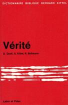Couverture du livre « Verite » de Rudolf Bultmann aux éditions Labor Et Fides
