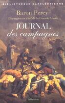 Couverture du livre « Journal des campagnes » de Percy/Jourquin aux éditions Tallandier