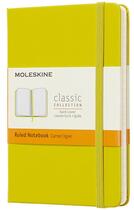 Couverture du livre « Carnet ligné poche rigide jaune dandelion » de  aux éditions Moleskine