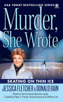 Couverture du livre « Murder, She Wrote: Skating on Thin Ice » de Donald Bain aux éditions Penguin Group Us