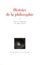 Couverture du livre « Histoire de la philosophie t.1 » de  aux éditions Gallimard
