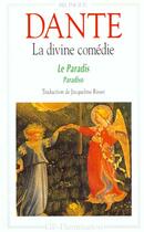 Couverture du livre « La Divine Comédie : Le Paradis / Paradiso » de Dante Alighieri aux éditions Flammarion