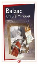 Couverture du livre « Ursule Mirouët » de Honoré De Balzac aux éditions Flammarion