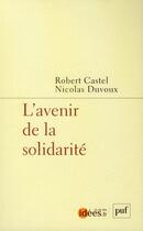 Couverture du livre « L'avenir de la solidarité » de Robert Castel aux éditions Puf