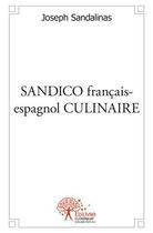 Couverture du livre « Sandico francais espagnol culinaire » de Joseph Sandalinas aux éditions Edilivre