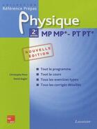 Couverture du livre « Physique ; 2e année mp mp* pt pt*, (2e édition) » de David Augier aux éditions Tec Et Doc
