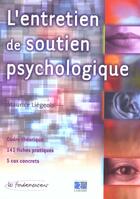 Couverture du livre « L entretien de soutien psychologique » de Legier aux éditions Lamarre