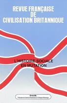 Couverture du livre « L'histoire sociale en mutation » de Fabrice Bensimon aux éditions Presses De La Sorbonne Nouvelle
