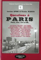 Couverture du livre « Questions a paris » de  aux éditions Bord De L'eau