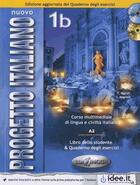 Couverture du livre « Nuovo progetto italiano / 1 (a1-a2) / 1b (a2) eleve+ex+cd+dvd » de  aux éditions Edilingua
