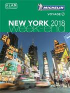 Couverture du livre « Guide vert week-end new york 2018 » de Collectif Michelin aux éditions Michelin