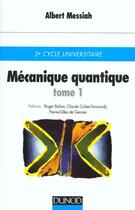 Couverture du livre « Mecanique Quantique » de Albert Messiah aux éditions Dunod