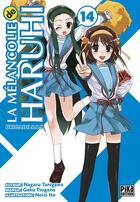 Couverture du livre « La mélancolie de Haruhi ; Brigade S.O.S. Tome 14 » de Nagaru Tanigawa et Noizi Ito et Gaku Tsugano aux éditions Pika