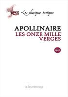 Couverture du livre « Onze Mille Verges (Les) » de Apollinaire Guillaum aux éditions La Bourdonnaye
