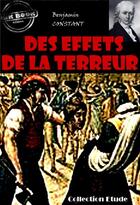 Couverture du livre « Des Effets de la Terreur » de Benjamin Constant aux éditions Ink Book