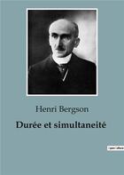 Couverture du livre « Durée et simultaneité » de Henri Bergson aux éditions Shs Editions