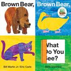 Couverture du livre « Brown bear... with flaps » de Carle aux éditions Pan Macmillan