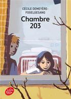 Couverture du livre « Chambre 203 » de Demeyere-C aux éditions Le Livre De Poche Jeunesse