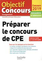 Couverture du livre « Preparer le concours de cpe 2019 » de Colette Woycikowska aux éditions Hachette Education