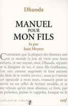 Couverture du livre « Dhuoda - Manuel pour mon fils » de Jean Meyers aux éditions Cerf