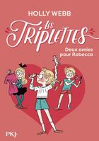 Couverture du livre « Les Triplettes t.4 ; deux amies pour Rebecca » de Holly Webb aux éditions Pocket Jeunesse
