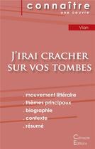 Couverture du livre « J'irai cracher sur vos tombes, de Boris Vian » de  aux éditions Editions Du Cenacle