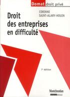 Couverture du livre « Droit des entreprises en difficulté (7e édition) » de Corinne Saint-Alary Houin aux éditions Lgdj