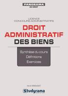 Couverture du livre « Droit administratif des biens » de Herve Arbousset aux éditions Studyrama