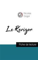 Couverture du livre « Le Révizor de Nicolas Gogol (fiche de lecture et analyse complète de l'oeuvre) » de  aux éditions Comprendre La Litterature