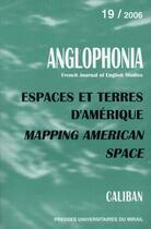 Couverture du livre « Espaces et terres d'amérique / mapping american space » de Birgy Ph aux éditions Pu Du Midi