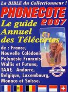 Couverture du livre « Phonecote (édition 2007) » de Yvert et Tellier aux éditions Yvert Et Tellier