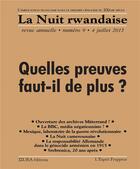 Couverture du livre « La nuit rwandaise n 9 revue annuelle, 7 avril 2015 » de  aux éditions Izuba
