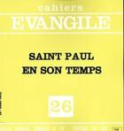 Couverture du livre « Ce-26. saint paul en son temps » de Edouard Cothenet aux éditions Cerf