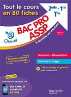 Couverture du livre « Fiches bac pro assp nutrition-alimentation » de Gola Jean-Yves aux éditions Hachette Education