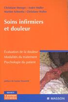 Couverture du livre « Douleurs et soins infirmiers » de Andre Muller aux éditions Elsevier-masson
